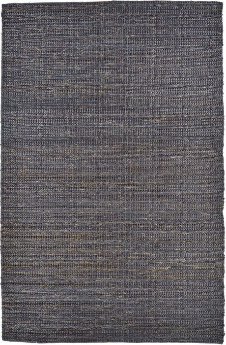 8' x 11' Hand Woven Area Rug - Brown Blue And Taupe