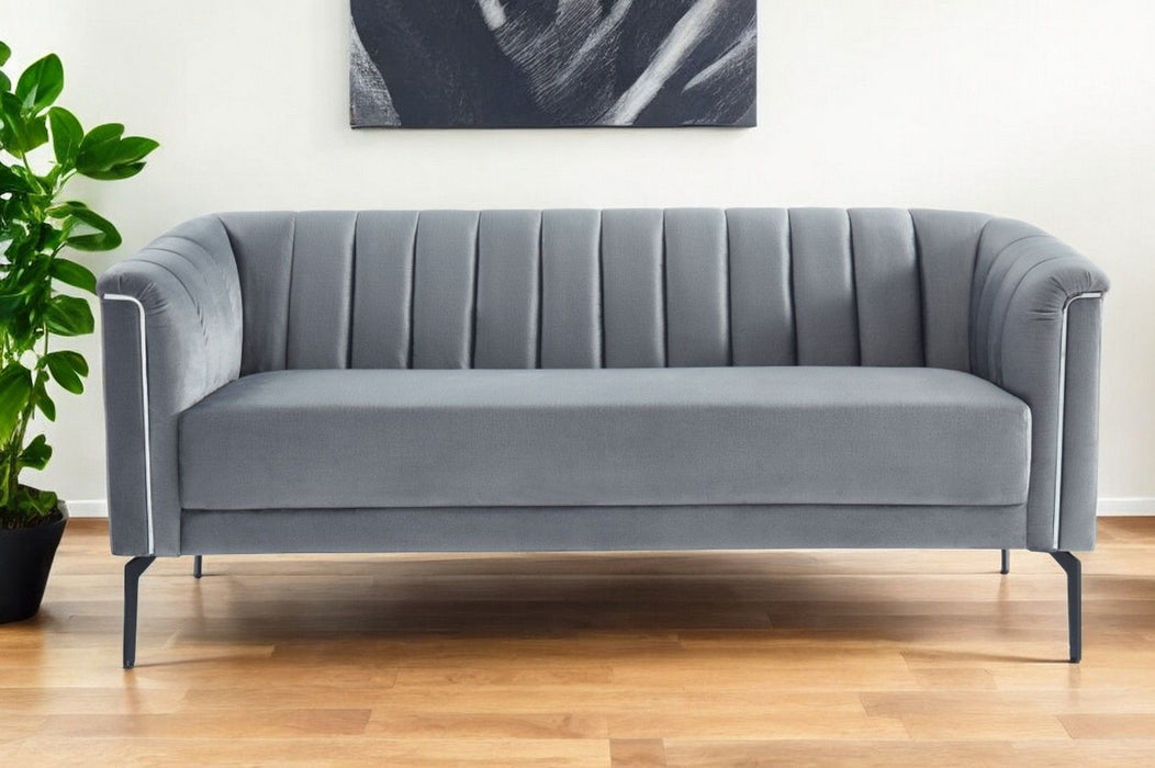 Sofa - Gray / Silver
