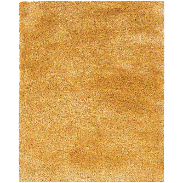 7' X 10' Shag Hand Tufted Area Rug (574450) - Gold