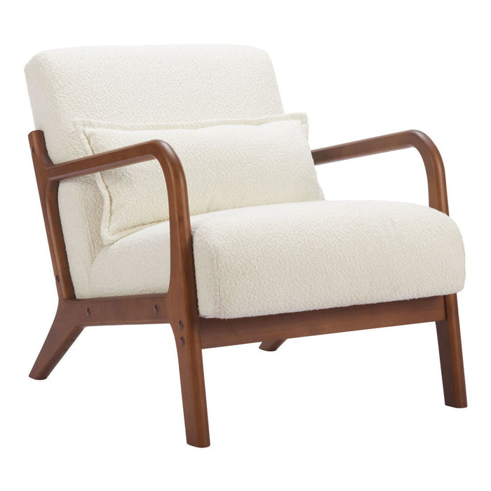 Upholstered Arm Chair - Cream