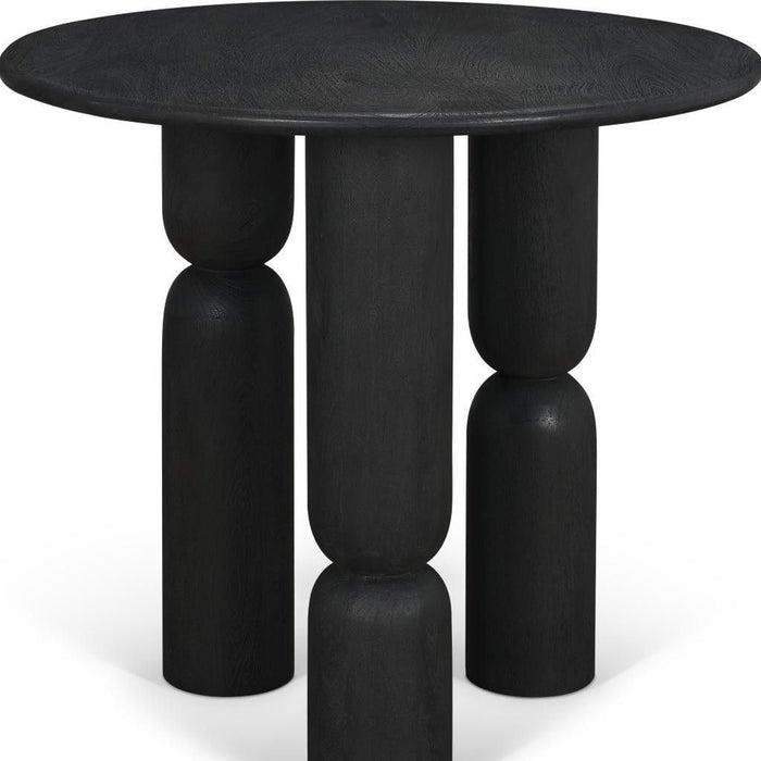 Round End Table (729072) - Black