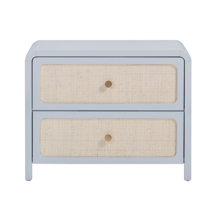 Patty - Rattan 2-Drawer Nightstand
