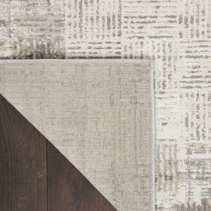 10' x 14' Abstract Power Loom Area Rug - Gray