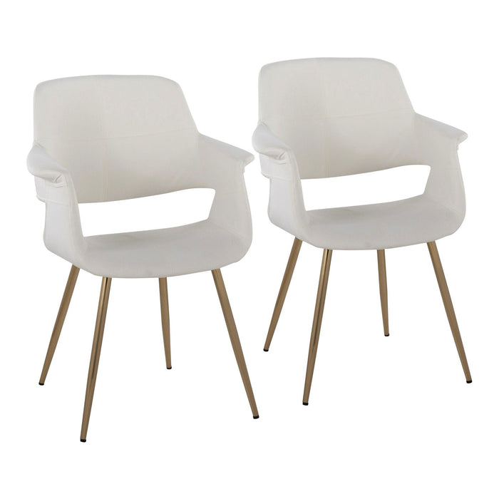 Vintage Flair - Chair (Set of 2) - Gold Legs