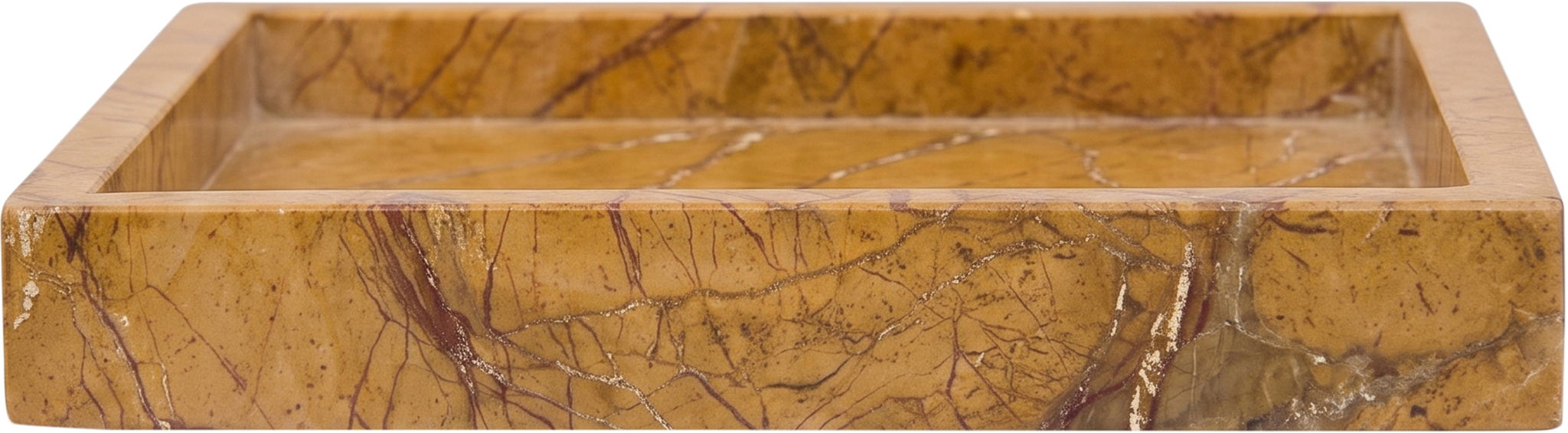 Elegant Michael marble tray by Meridian Furniture featuring a smooth, genuine marble surface and stylish design.