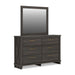 Vonitta Bay six-drawer dresser by Signature Design by Ashley in a weathered finish