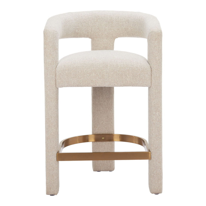 Fabric Bar Chair - Beige