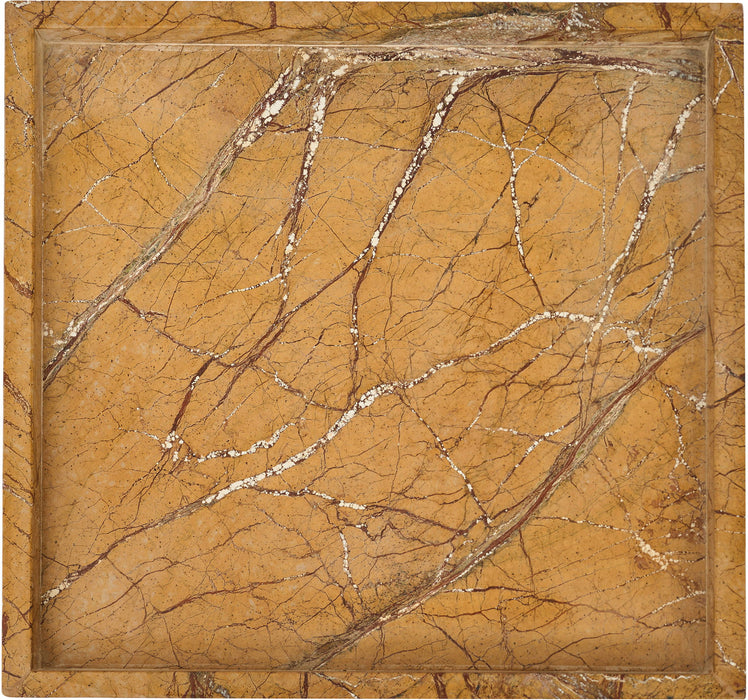 Michael marble tray by Meridian Furniture, showcasing a elegant genuine marble tray with sleek design and natural stone pattern.