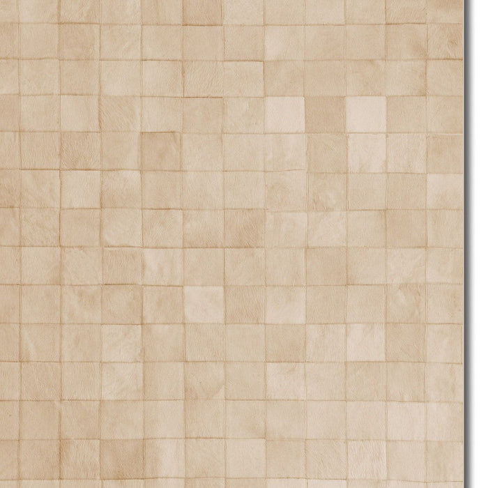 5' X 8' Cowhide Patchwork Area Rug (544478) - Natural