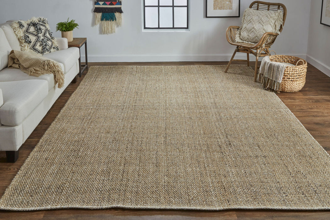 12' x 15' Hand Woven Area Rug - Brown