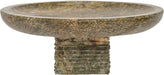 Marble bowl from Meridian Furniture's Colannade collection, showcasing smooth white marble surface and elegant design.