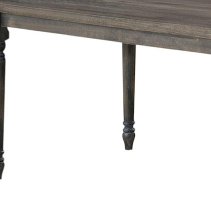 59" Wood Dining Table - Gray