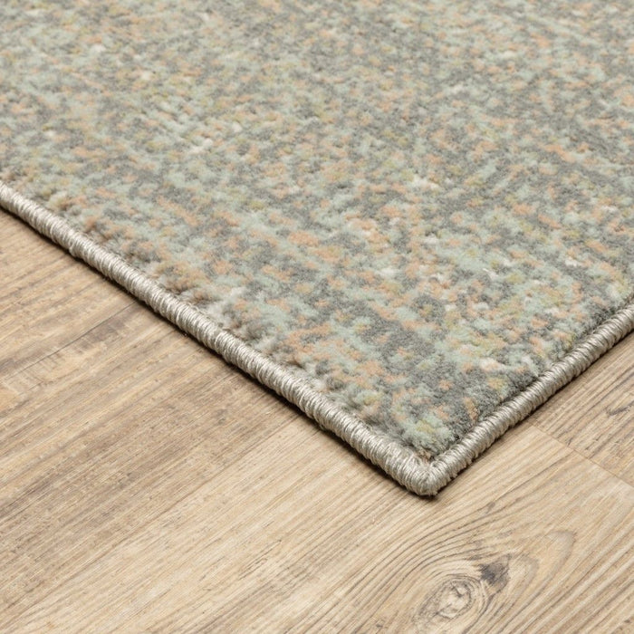 9' x 12' Abstract Confetti Indoor Area Rug - Gray Green
