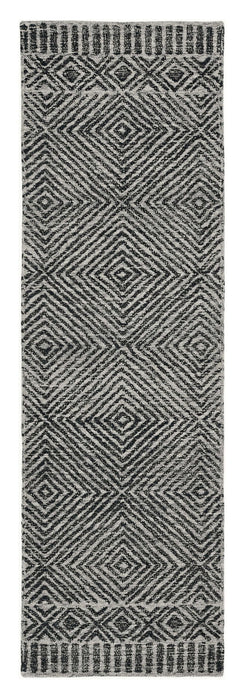 96" x 132" Wool Rug - Gray Or Black