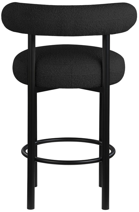 Bordeaux - Stool With Black Legs (Set of 2)