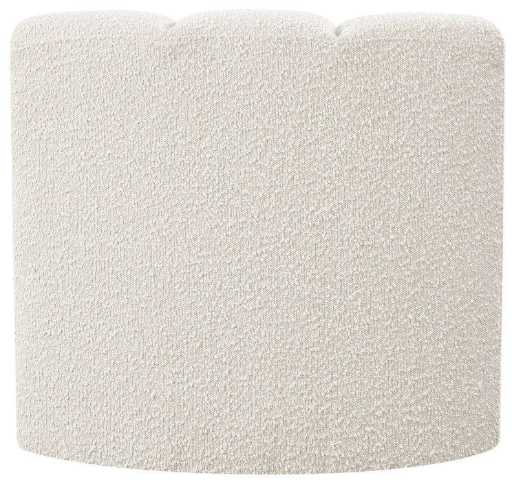 Arc - Boucle Fabric Curved Corner Chair