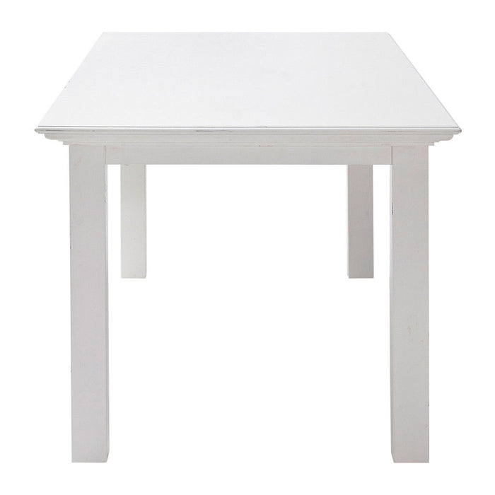 79" Solid Wood Dining Table - White