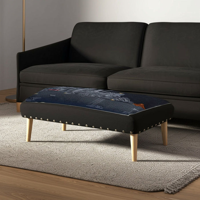 Ottoman Wool - Brown / Gray