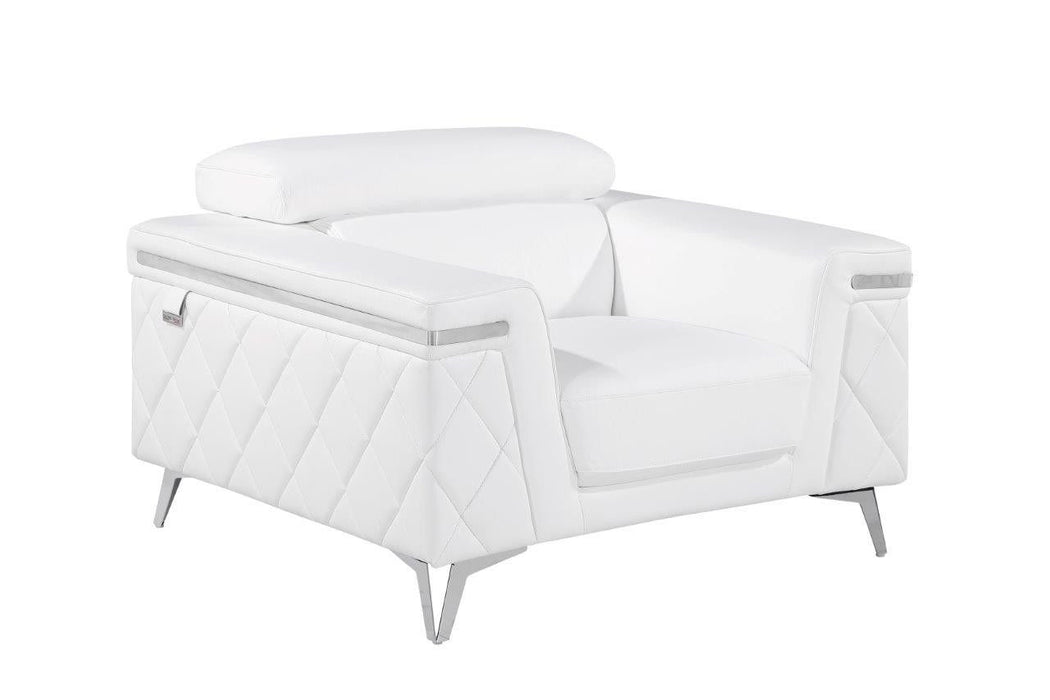 Metallic Arm Chair - Silver
