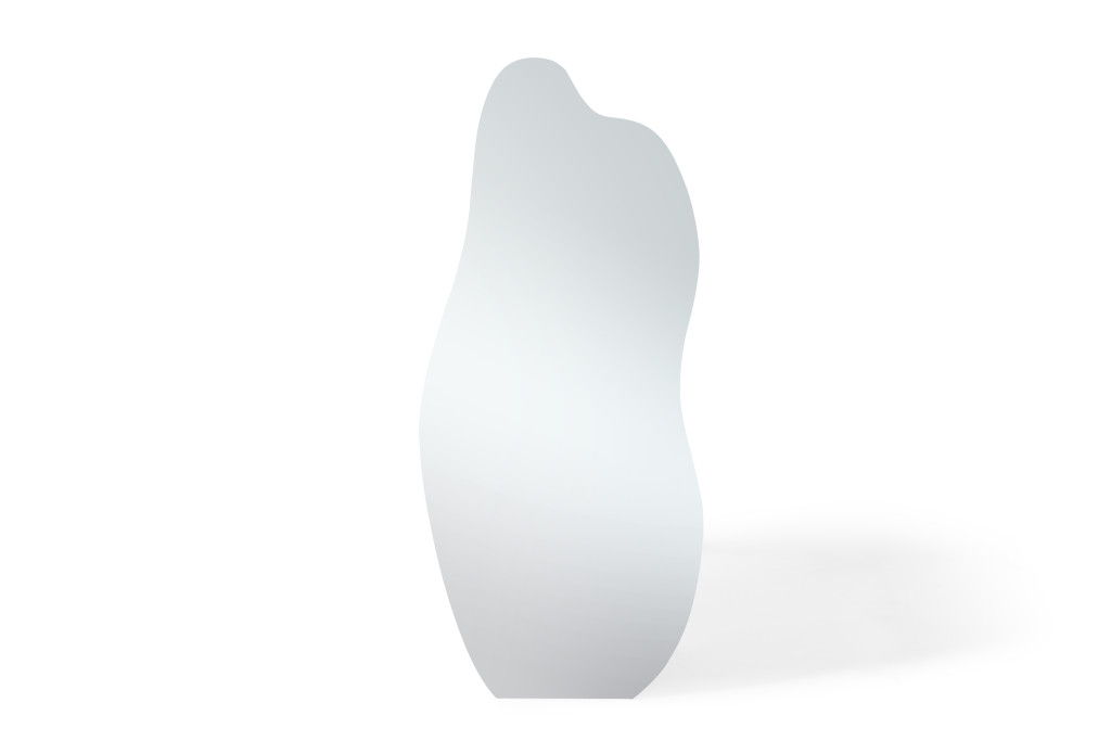 Abstract Freestanding Frameless Accent Mirror Accent - Clear