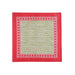 Set of four pink bamboo cotton canvas printed napkins by TOV Furniture, featuring floral patterns and soft fabric texture.