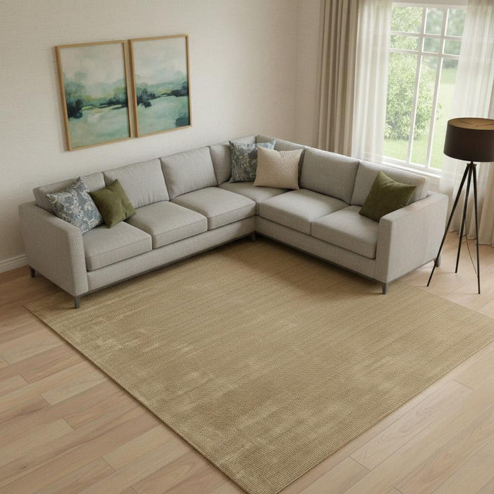 12' X 15' Hand Woven Area Rug (721483) - Gold