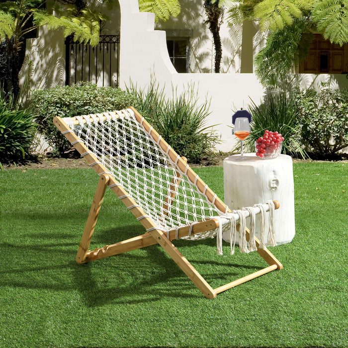 Giga bamboo weaving chair set with handwoven rope, perfect for patio and living spaces, featuring natural finish and comfortable design.