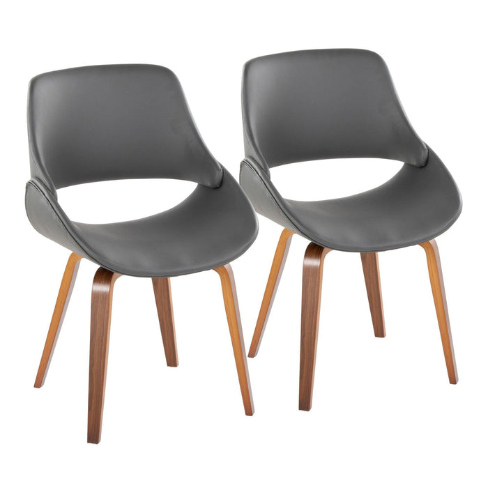 Fabrico - Chair (Set of 2) - Walnut Legs