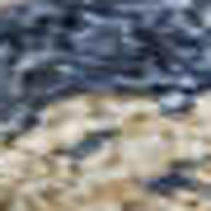 10' X 14' Abstract Washable Area Rug With UV Protection (684154) - Navy Blue / Brown