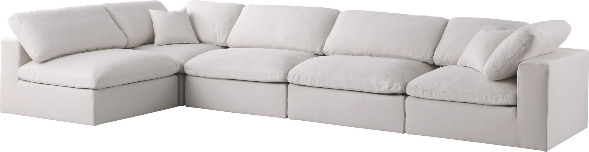 Plush - 5 Piece Modular Sectional