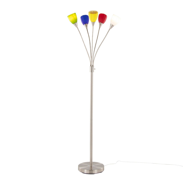 Medusa - Metal Floor Lamp 5 Arm