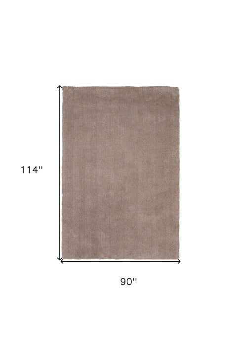 8' x 10' Polyester Area Rug - Beige