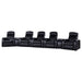 CoasterEssence Cyrus 7-piece upholstered home theater seating with padded reclining chairs and console arms