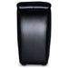 CoasterEssence Cyrus black upholstered home theater storage wedge console with hidden compartments