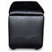 CoasterEssence Cyrus black upholstered home theater storage wedge console with built-in compartments