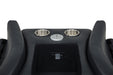 Madden 3-piece black corduroy upholstered manual theater seating by CoasterEveryday