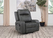 Raelynn grey upholstered power lift recliner chair by CoasterEveryday