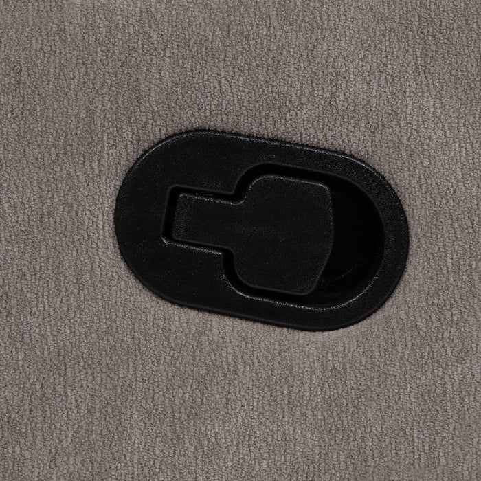 Hamilton Chenille Upholstered Manual Glider Recliner Sand