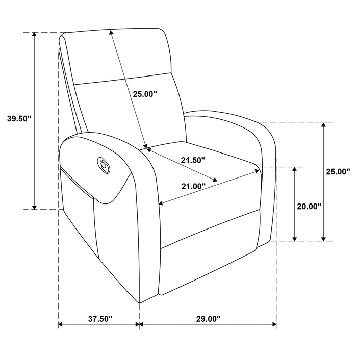 Hamilton 3-piece Chenille Manual Reclining Sofa Set Charcoal Grey