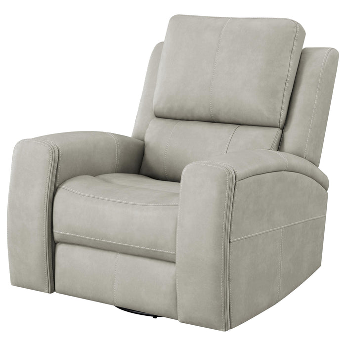 Brickston Triple Power Swivel Glider Recliner Mushroom