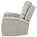 Brickston triple power swivel glider recliner in mushroom upholstery by CoasterEveryday