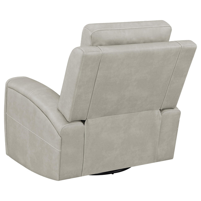 Brickston Triple Power Swivel Glider Recliner Mushroom