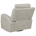 Brickston triple power swivel glider recliner in mushroom by CoasterEveryday