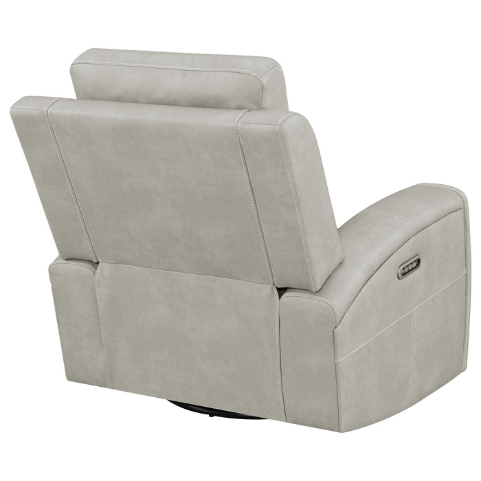 Brickston Triple Power Swivel Glider Recliner Mushroom