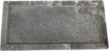 Meridian Furniture Nolan genuine travertine tray with sleek rectangular design and natural stone finish, ideal for stylish home organization.