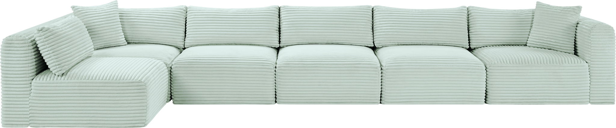 Shaggy - 6 Piece Modular Sectional