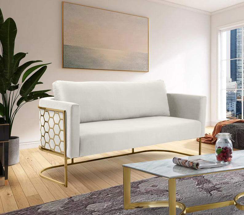 Casa - Sofa with Gold Legs
