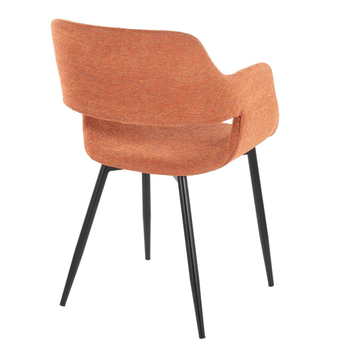 Margarite - Dining / Accent Chair - Black Metal (Set of 2)