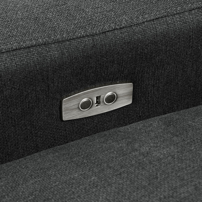 Collins Modular LAF Power Recliner Dark Grey