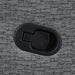 CoasterEssence Bahrain upholstered motion sofa in charcoal with reclining seats and padded armrests